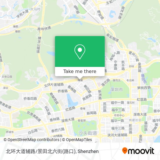 北环大道辅路/景田北六街(路口) map