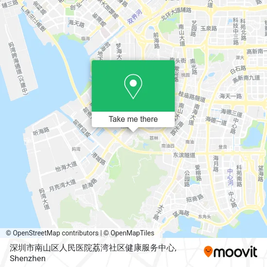 深圳市南山区人民医院荔湾社区健康服务中心 map