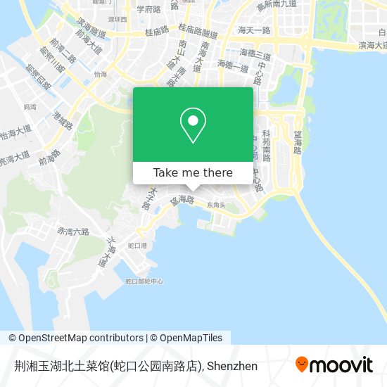 荆湘玉湖北土菜馆(蛇口公园南路店) map