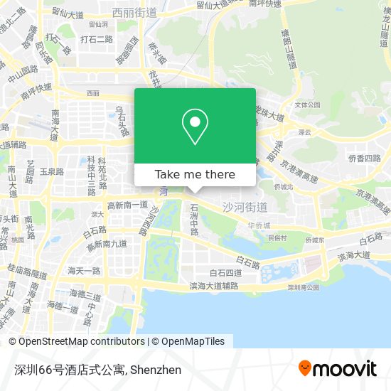 深圳66号酒店式公寓 map