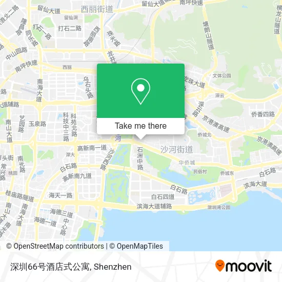 深圳66号酒店式公寓 map