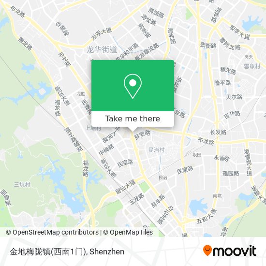 金地梅陇镇(西南1门) map