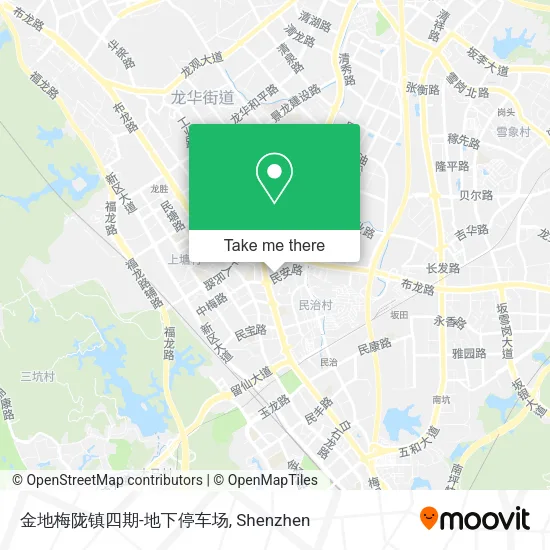 金地梅陇镇四期-地下停车场 map