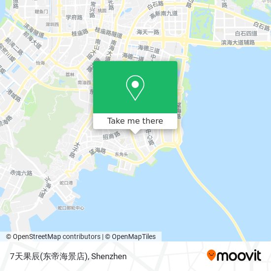 7天果辰(东帝海景店) map