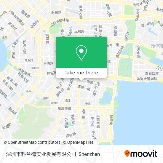 深圳市科兰德实业发展有限公司 map