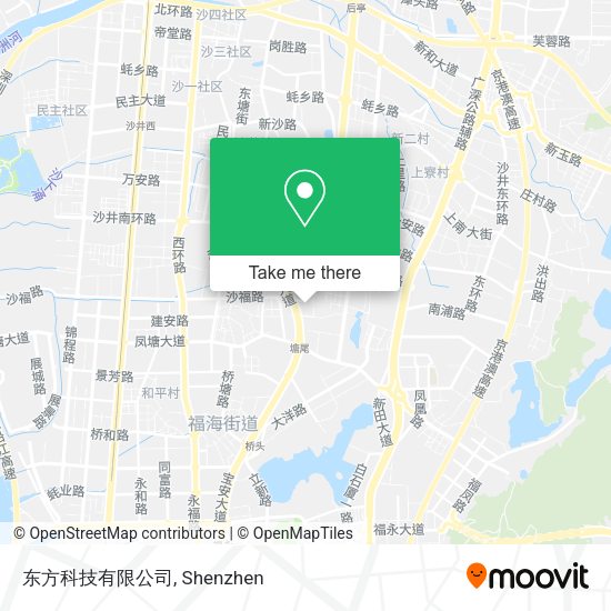 东方科技有限公司 map