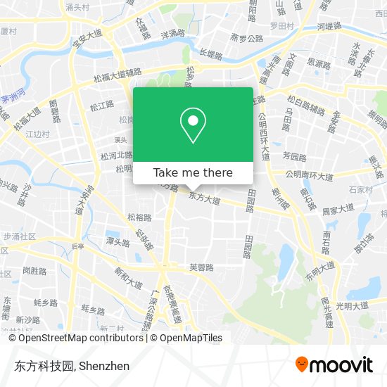 东方科技园 map