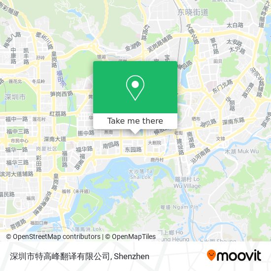 深圳市特高峰翻译有限公司 map