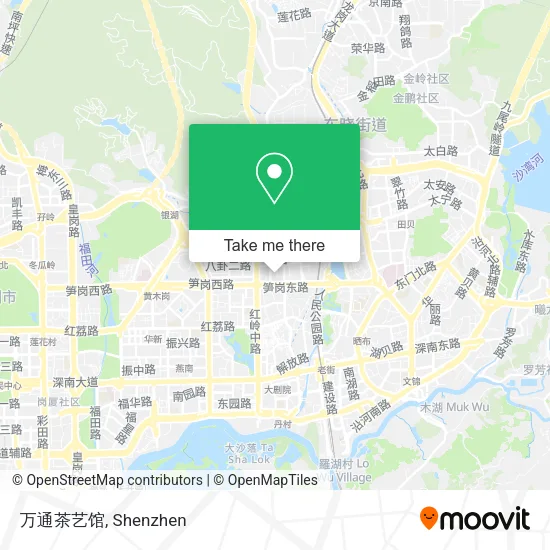 万通茶艺馆 map