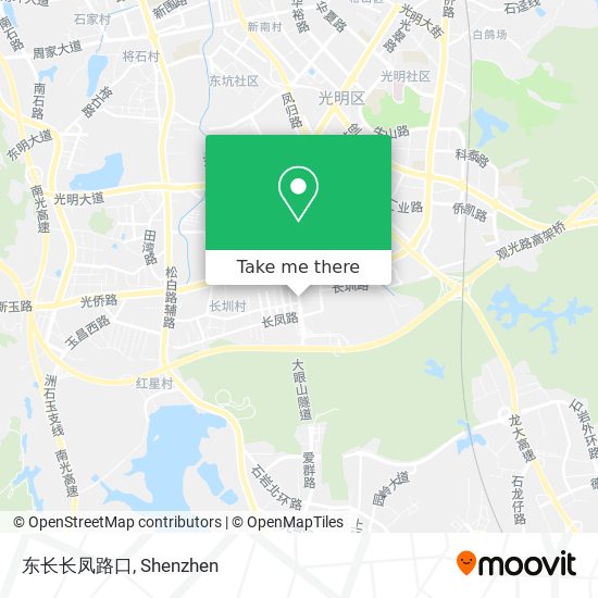 东长长凤路口 map