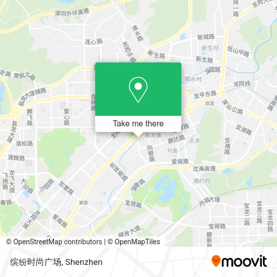 缤纷时尚广场 map