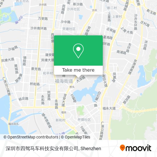 深圳市四驾马车科技实业有限公司 map