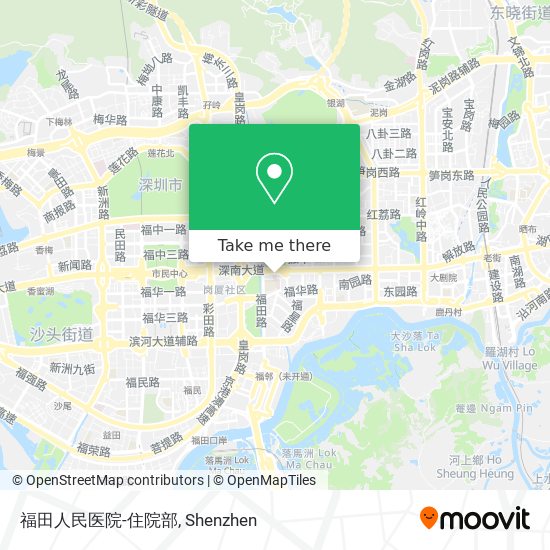 福田人民医院-住院部 map