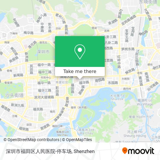 深圳市福田区人民医院-停车场 map