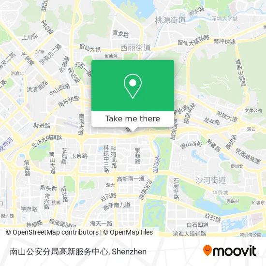 南山公安分局高新服务中心 map
