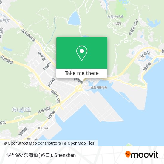 深盐路/东海道(路口) map