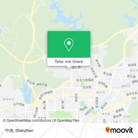 中南 map
