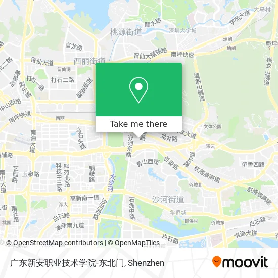 广东新安职业技术学院-东北门 map