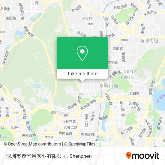 深圳市泰华昌实业有限公司 map