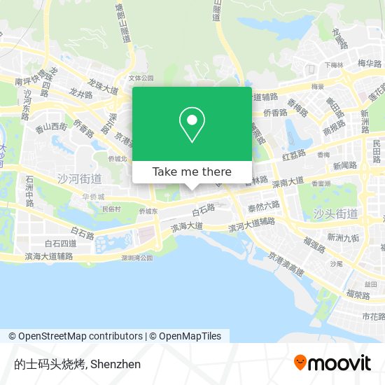 的士码头烧烤 map