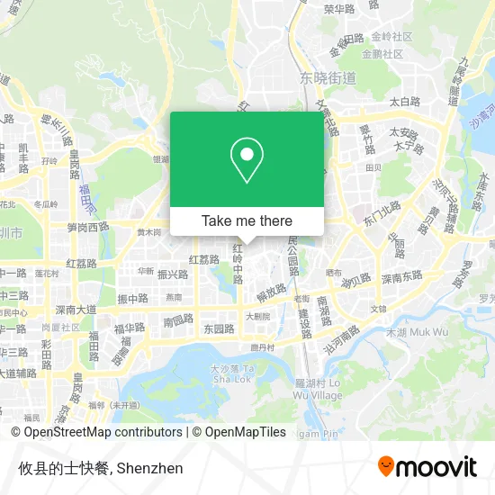 攸县的士快餐 map