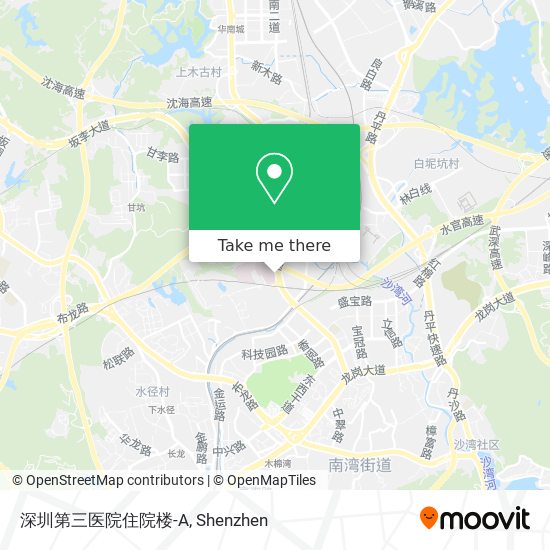 深圳第三医院住院楼-A map