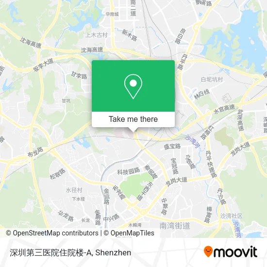 深圳第三医院住院楼-A map