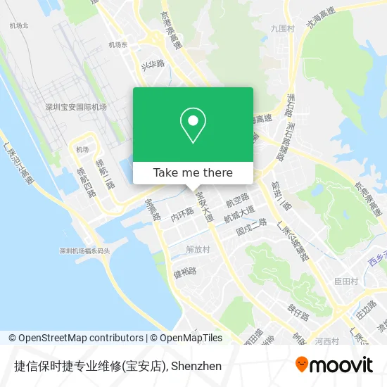 捷信保时捷专业维修(宝安店) map