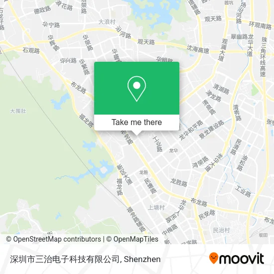 深圳市三治电子科技有限公司 map