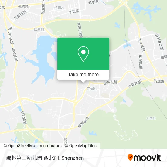 崛起第三幼儿园-西北门 map
