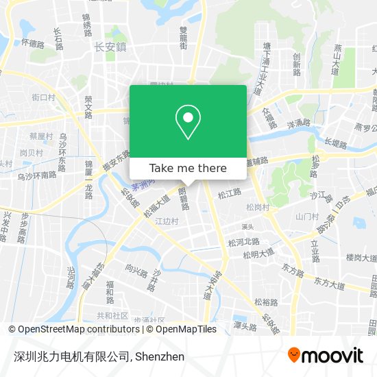 深圳兆力电机有限公司 map