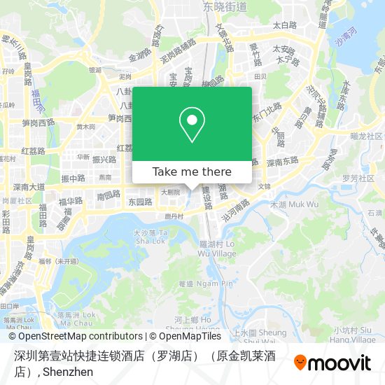 深圳第壹站快捷连锁酒店（罗湖店）（原金凯莱酒店） map