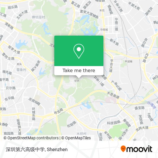 深圳第六高级中学 map