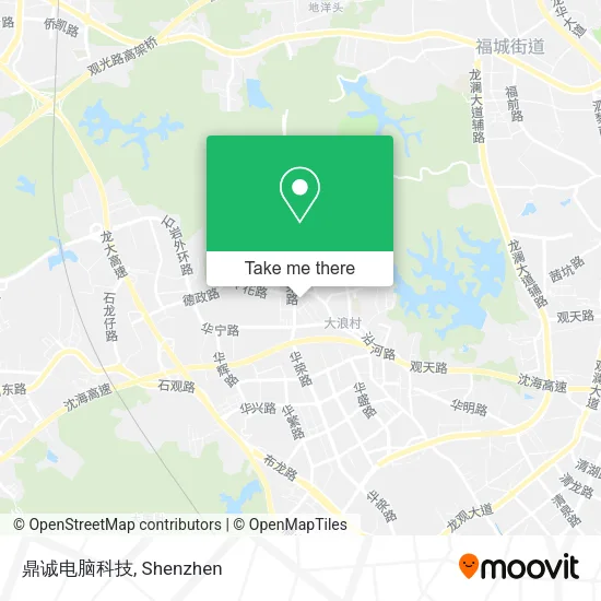 鼎诚电脑科技 map