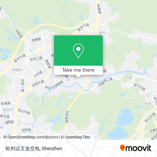欧利达五金交电 map
