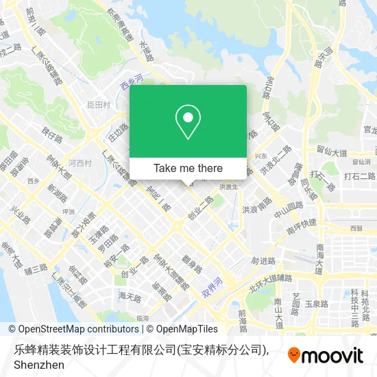 乐蜂精装装饰设计工程有限公司(宝安精标分公司) map