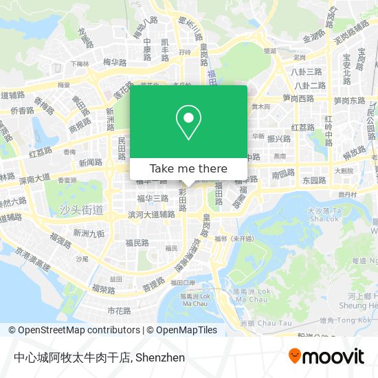 中心城阿牧太牛肉干店 map