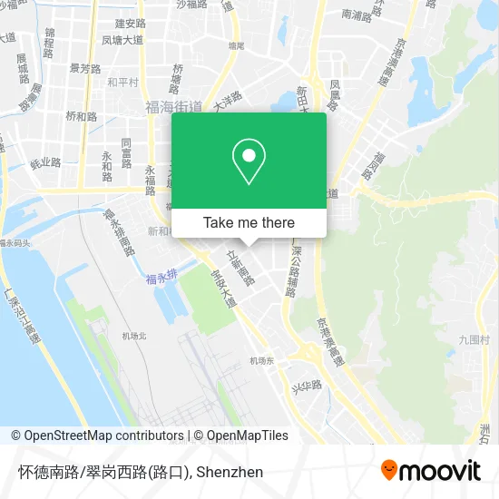 怀德南路/翠岗西路(路口) map