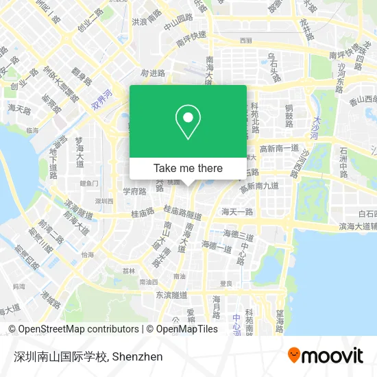 深圳南山国际学校 map