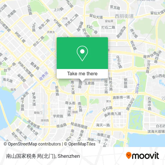 南山国家税务局(北门) map
