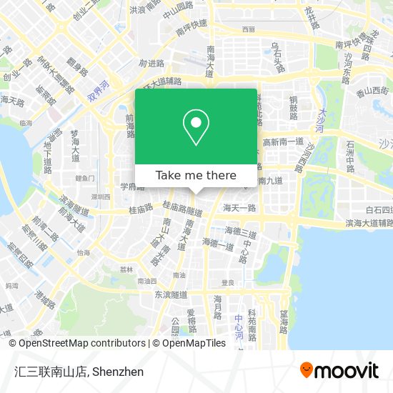 汇三联南山店 map