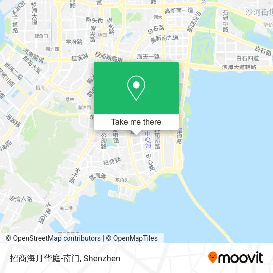 招商海月华庭-南门 map
