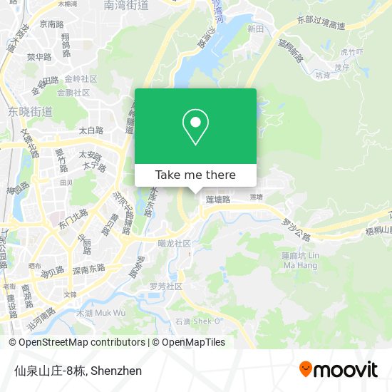 仙泉山庄-8栋 map