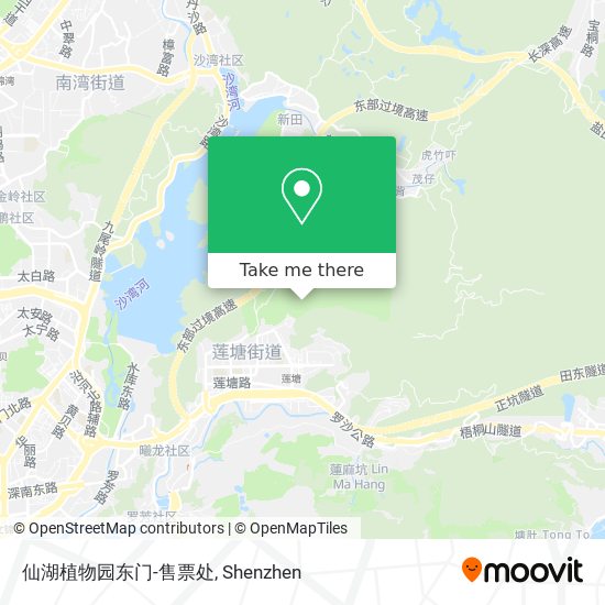 仙湖植物园东门-售票处 map