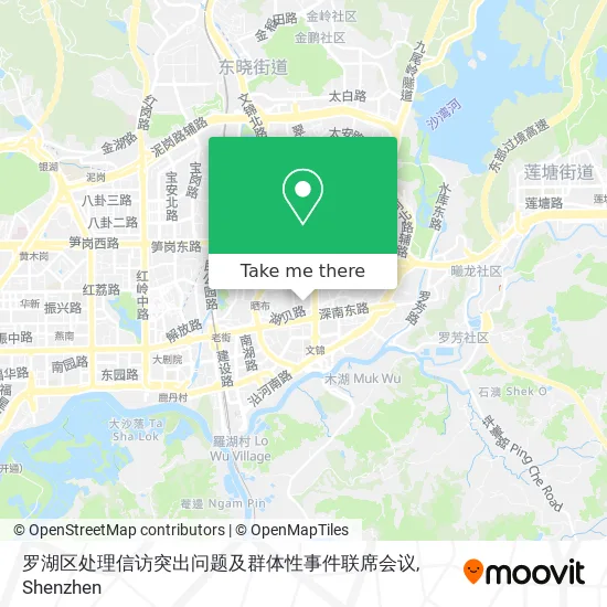 罗湖区处理信访突出问题及群体性事件联席会议 map