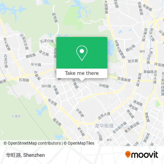 华旺路 map