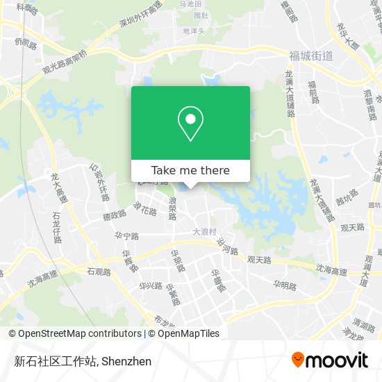 新石社区工作站 map