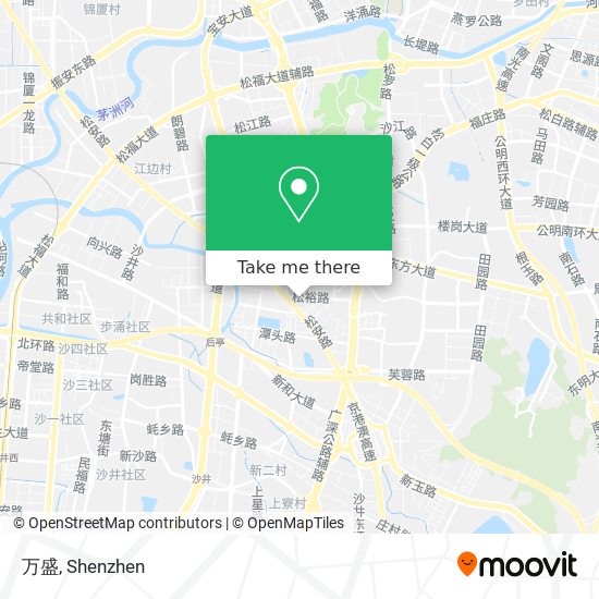 万盛 map