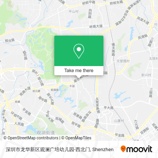 深圳市龙华新区观澜广培幼儿园-西北门 map