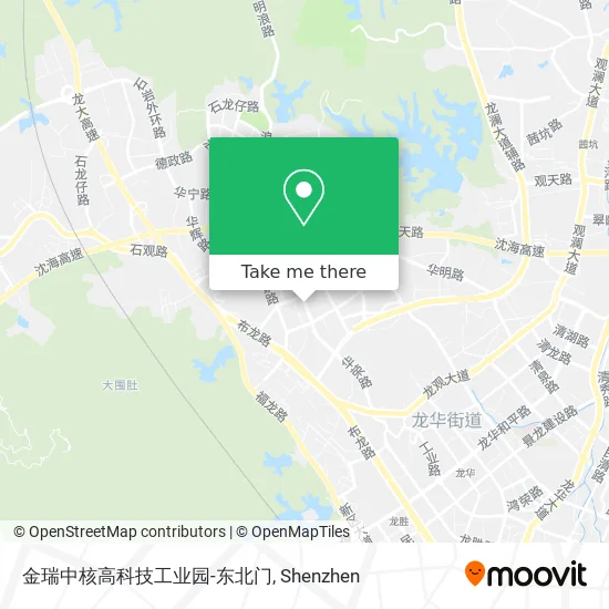 金瑞中核高科技工业园-东北门 map